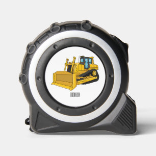 Bulldozer cartoon illustration 1
