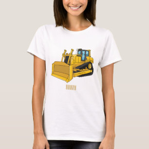 Bulldozer cartoon illustration T-Shirt