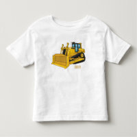 Bulldozer cartoon illustration