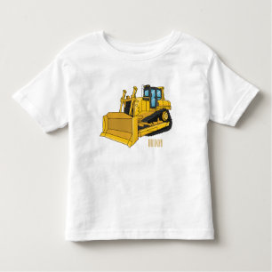 Bulldozer cartoon illustration toddler T-Shirt