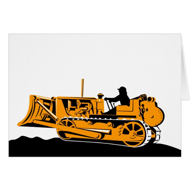 bulldozer construction equipment machinery (Front Horizontal)