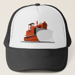 bulldozer construction equipment machinery trucker hat