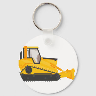 Bulldozer Construction Machine Key Ring