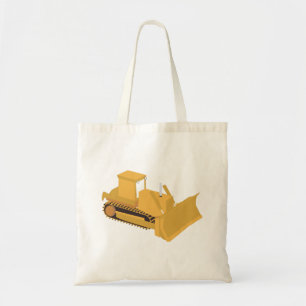 Bulldozer Construction Truck Tote Bag