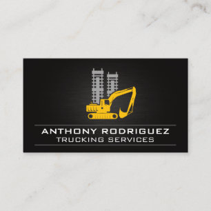 Bulldozer   Construction Vehicle Business Card