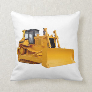 Bulldozer image for Throw Cushion