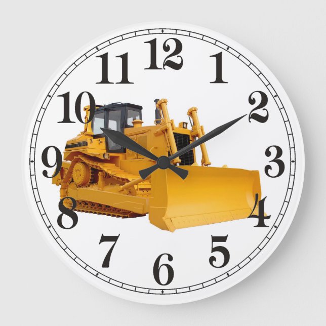 Bulldozer image for Wall Clock (Front)