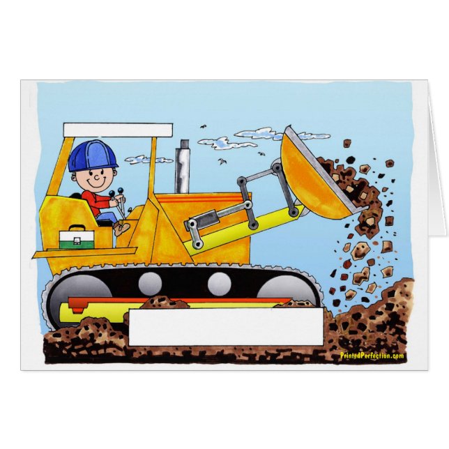 Bulldozer Operator - Personalised Gift (Front Horizontal)