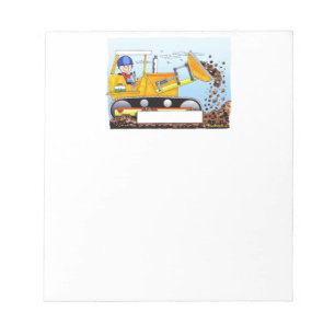 Bulldozer Operator - Personalised Gift Notepad