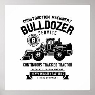 Bulldozer Poster