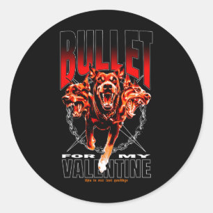 Bullet For My Valentine Dogs Classic Round Sticker