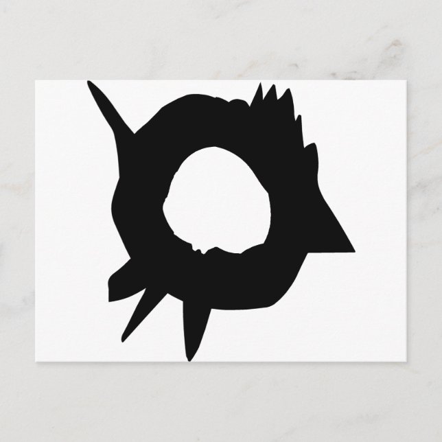 Bullet Hole Postcard (Front)