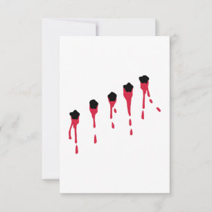 Bullet holes blood