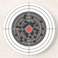 Bullet holes in target - but not the bulls-eye!
