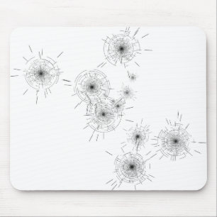 Bullet Holes Mouse Pad