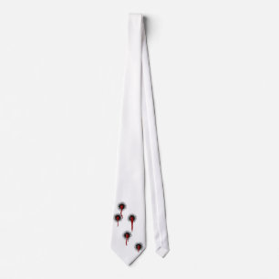 Bullet Holes Necktie Tie