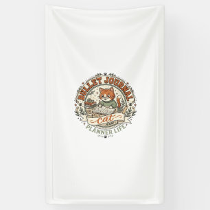 Bullet Journal Cat Bullet Journal Cat Vintage Vect Banner