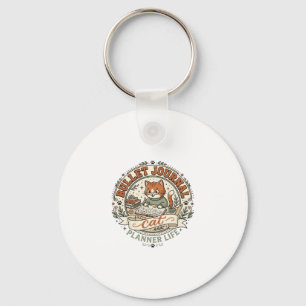 Bullet Journal Cat Bullet Journal Cat Vintage Vect Key Ring