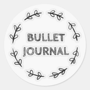 Bullet journal sticker