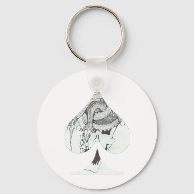 BULLET OF SPADES KEY RING (Front)