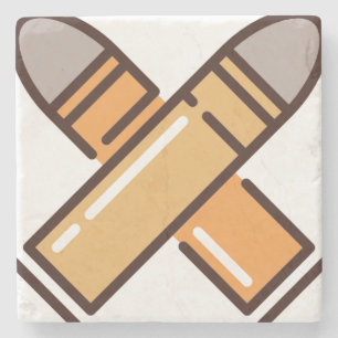 bullet stone coaster