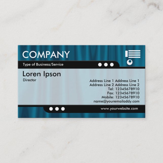 Bullet Train - Drapery 01 Business Card (Front)
