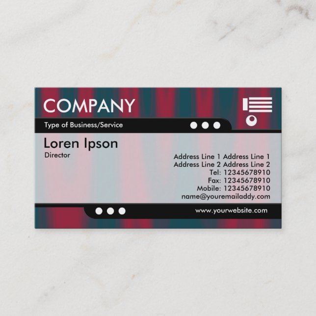 Bullet Train - Drapery 02 Business Card (Front)