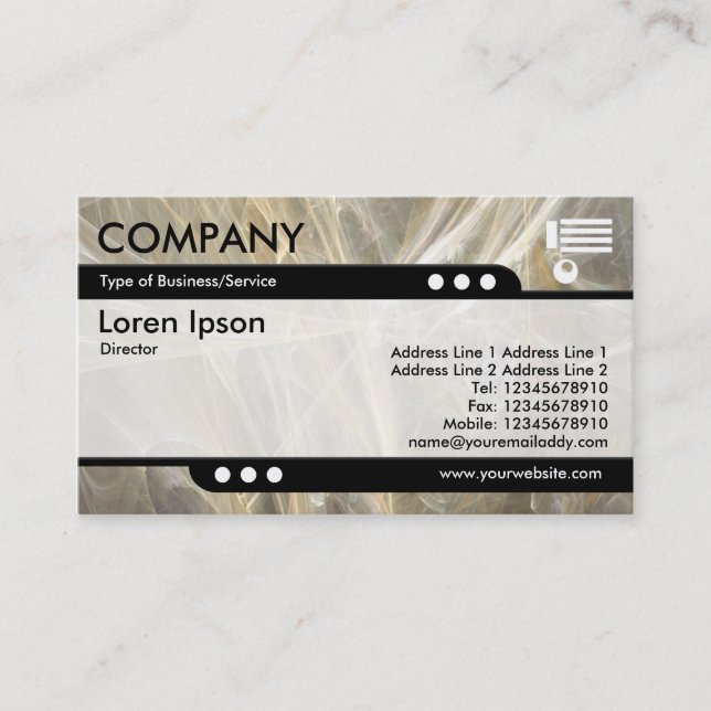 Bullet Train - Fractal Flame Business Card (Front)