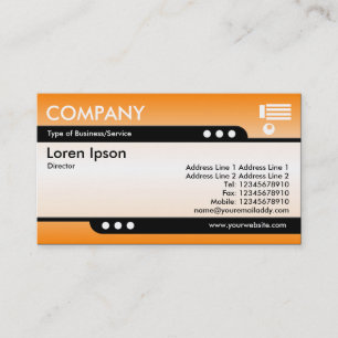 Bullet Train - Horizon Glow 02 Business Card