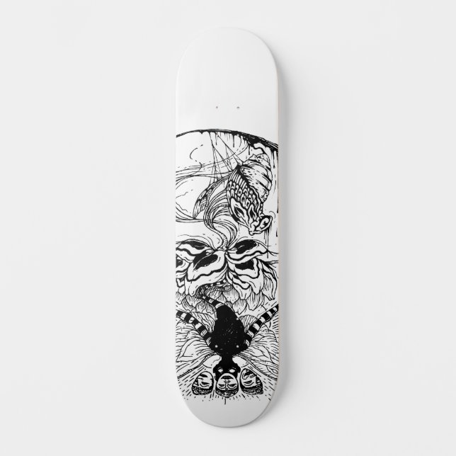 BULLET WITH BUTTERFLY WINGS EXTENSION 1 SKATEBOARD (Front)