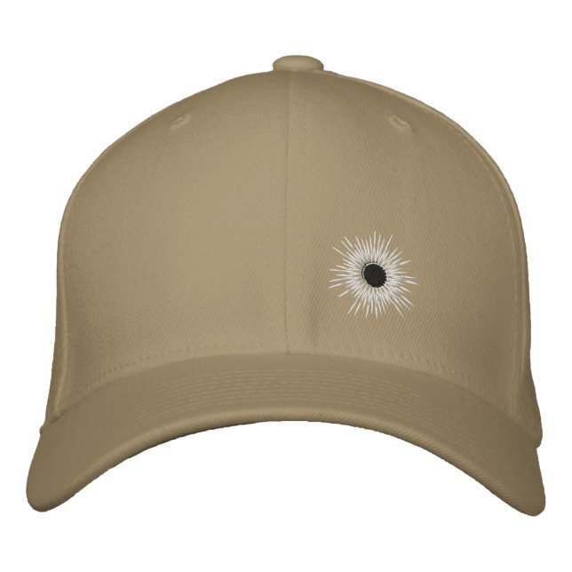 bullethole embroidered hat (Front)