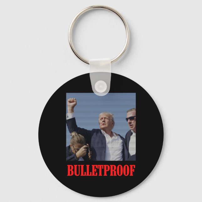 Bulletproof Ination Attempt V2  Key Ring (Front)