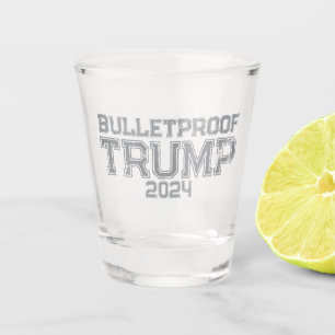 Bulletproof Trump 2024 Shot Glass