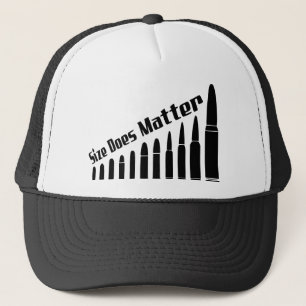 Bullets Size Does Matter #USAPatriotGraphics © Trucker Hat