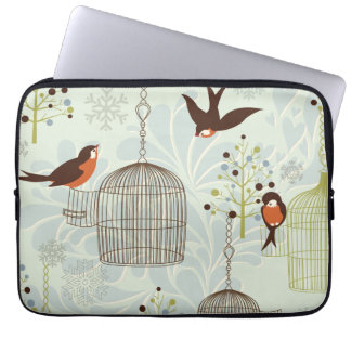 Bullfinches in Bird Garden Electronics Sleeve