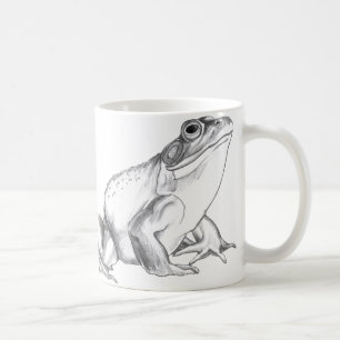 Bullfrog Art Mug Frog Coffee Cup Frog Mug