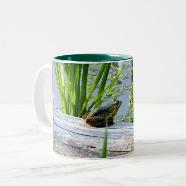 Bullfrog Bliss Mug (Front Left)