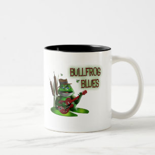 Bullfrog Blues Two-Tone Coffee Mug