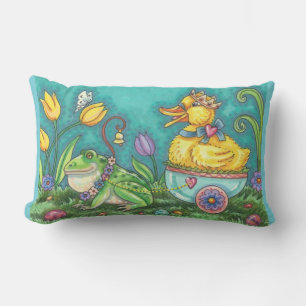 BULLFROG & DUCK PRINCE EASTER LUMBAR PILLOW