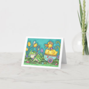 BULLFROG & DUCK PRINCE EASTER NOTE CARD Verse