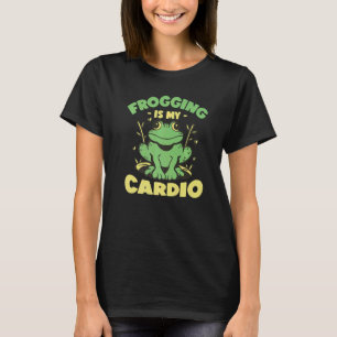 Bullfrog Hunter Frog Gigging Frog Catching T-Shirt