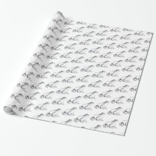 Bullfrog Wrapping Paper Cute Frog Wrapping Paper