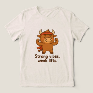 Bullio® – Strong Mind, Small Life Funny Cartoon Tri-Blend Shirt