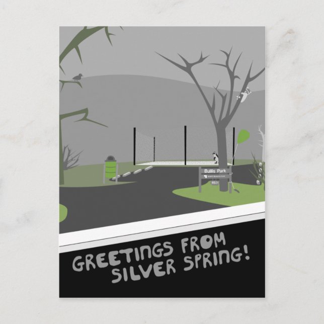 Bullis Park - Greetings From Silver Spring! Postcard (Front)