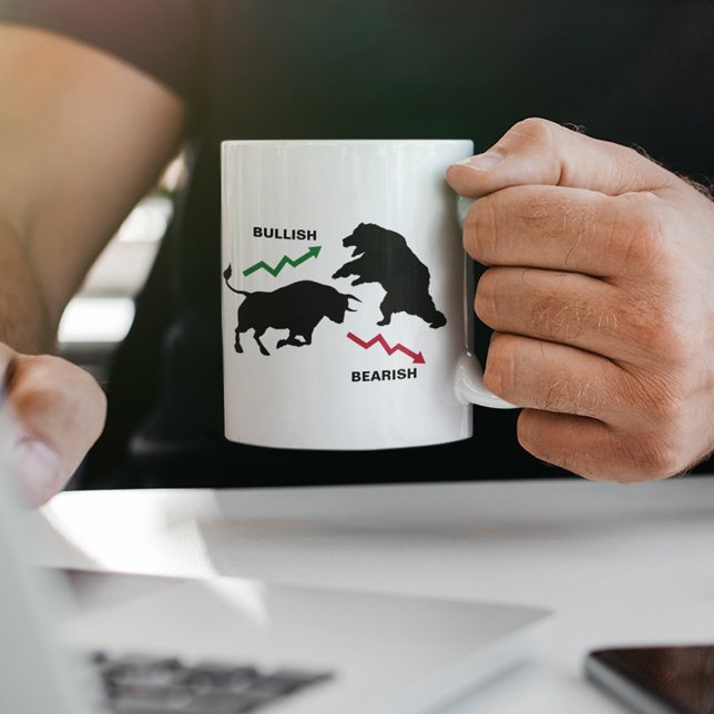 Bullish / Bearish Stock Trader Coffee Mug (Creator Uploaded)