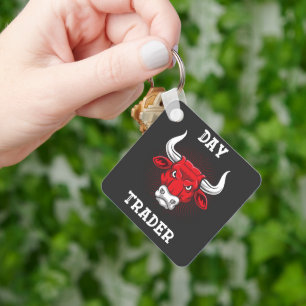 Bullish Day Trader T-Shirt Key Ring
