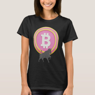 Bullish On Bitcoin Cryptocurrency Investor Blockch T-Shirt