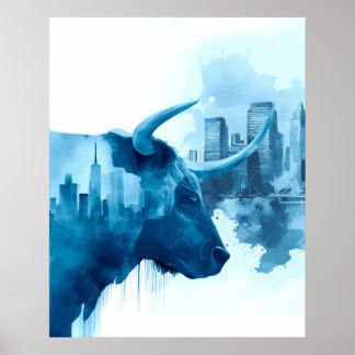 Bullish Stock Market Poster