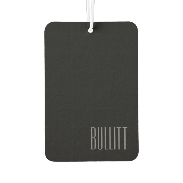 Bullitt car air freshener (Back)
