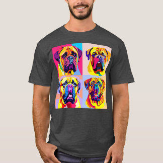 Bullmastiff Art Dog Lover Gifts T-Shirt